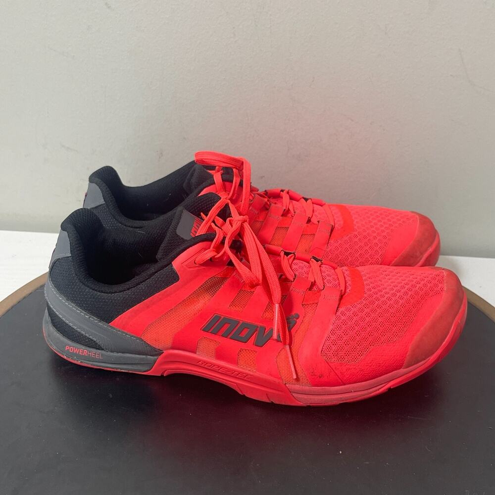 Inov-8 F-Lite 235 V2 Training Shoes Men 8 Orange‎ CrossFit Gym Powerheel 000833